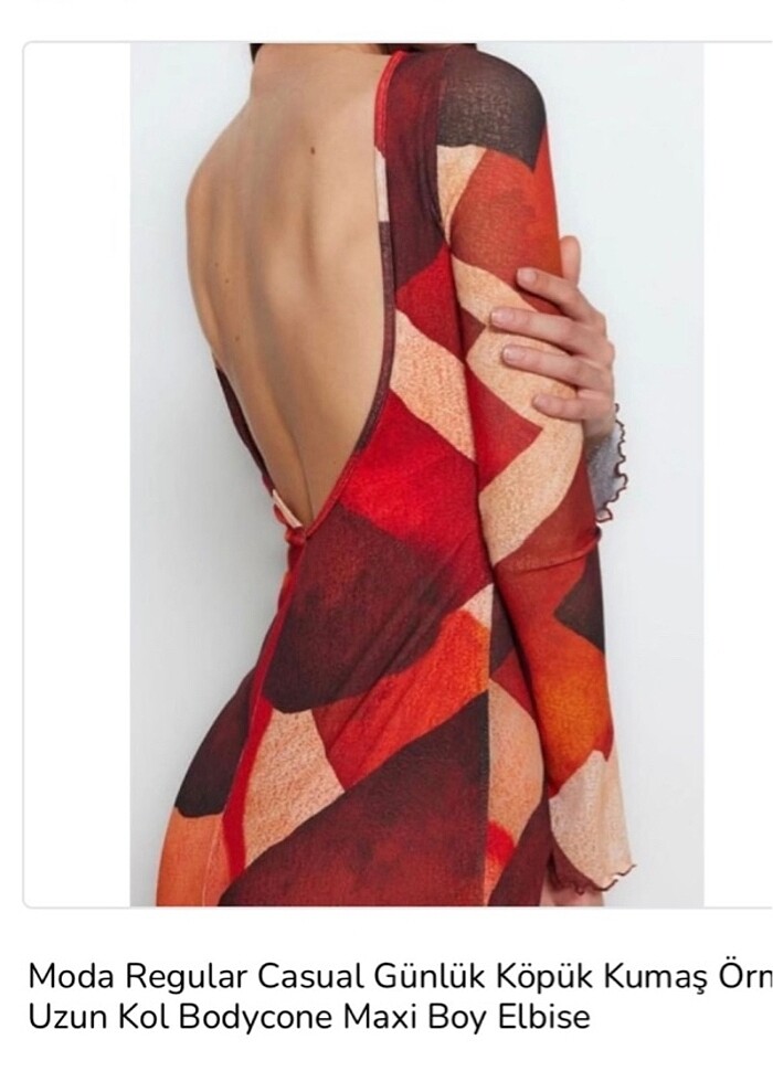 Trendyol elbise - Görsel 4