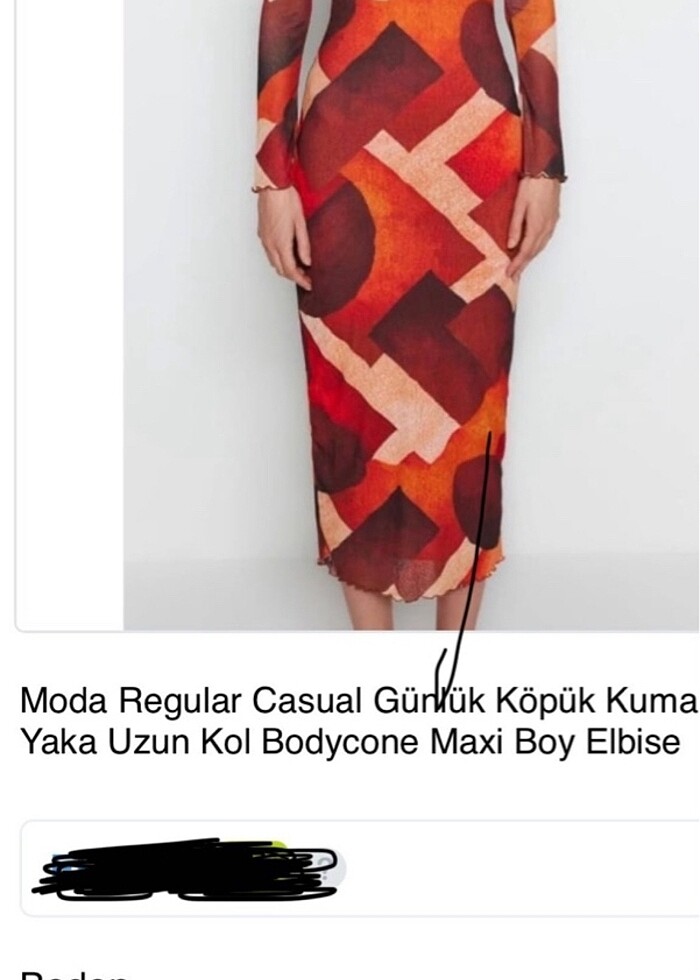 Trendyol elbise - Görsel 3