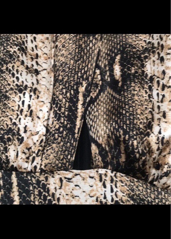 Leopar elbise - Görsel 3