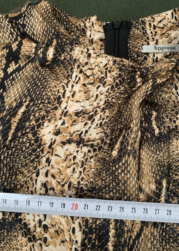 Leopar elbise - Görsel 5