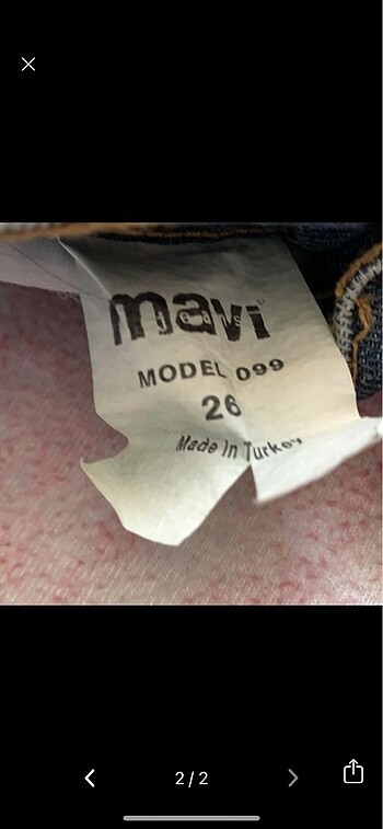 xs Beden Mavi jeans şort