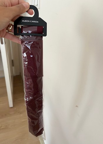 Bordo Ruben Cardin Erkek Kravat - Görsel 3