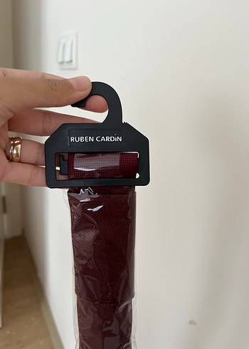 Bordo Ruben Cardin Erkek Kravat - Görsel 2