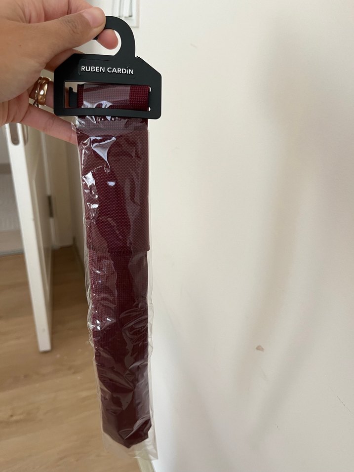 Bordo Ruben Cardin Erkek Kravat - Görsel 3