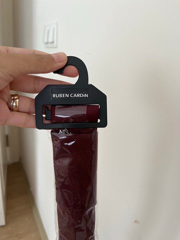 Bordo Ruben Cardin Erkek Kravat - Görsel 2