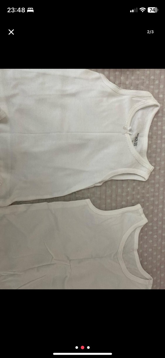 Beyaz Çocuk Atlet 4'lü Paket - Görsel 2