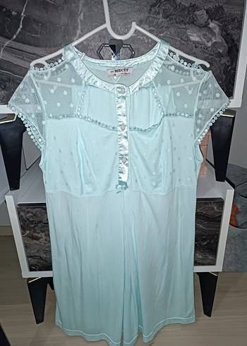 Turkuaz Kadın lohusa Pijama Takımı - Görsel 2