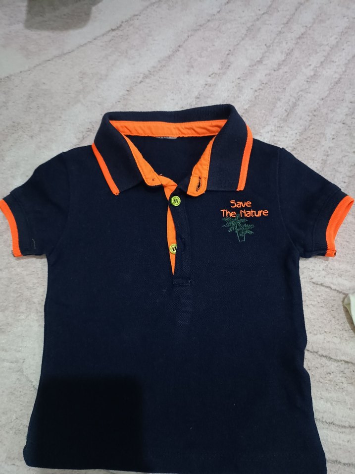 Renkli Erkek Çocuk Kısa Kollu Tişört - Görsel 2