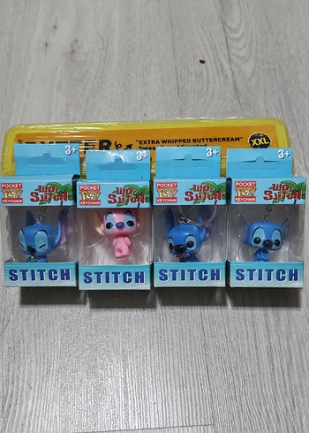 Diğer Lilo Ve Stitch Anahtarlik Stitch Pocket Pop Keychain Anahtarlik