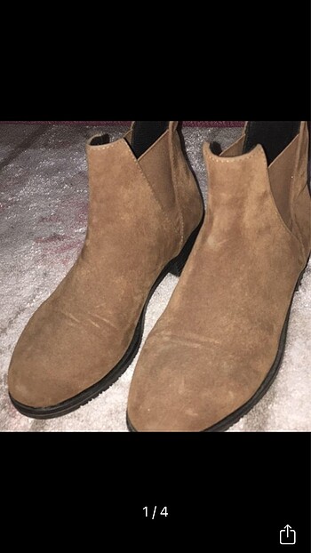 37 Beden camel Renk Bot kısa