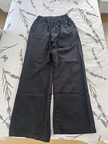 xs Beden siyah tencel kumaş pantolon