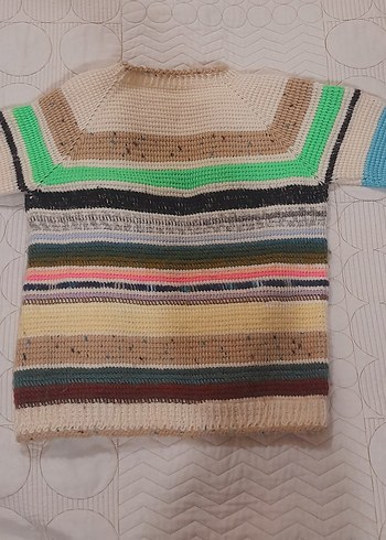 24-36 Ay Beden çeşitli Renk Çok Renkli Örgü Kız Hırka