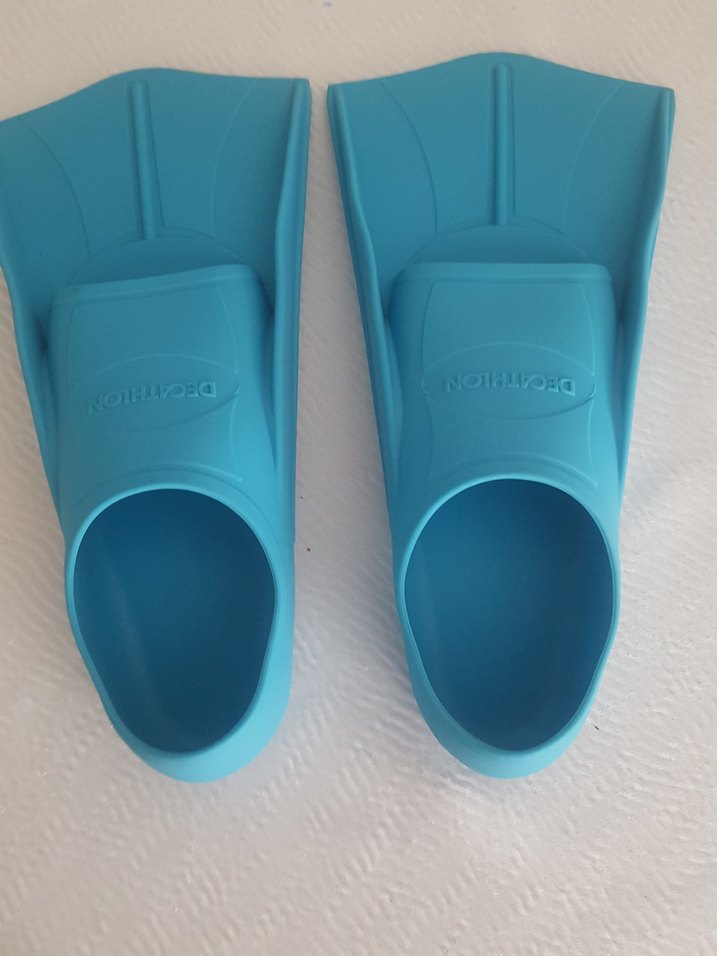 Çocuk yüzme paleti (mavi renk)- Decathlon 29-30 numara - Görsel 3