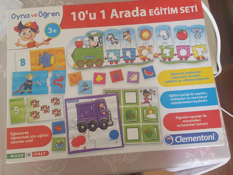 Clementoni 10'u 1 Arada Eğitim Seti - Okul Öncesi - Görsel 2