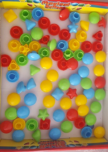 Matrax Oyuncak Sihirli Düğmeler 80 Parça - Görsel 4