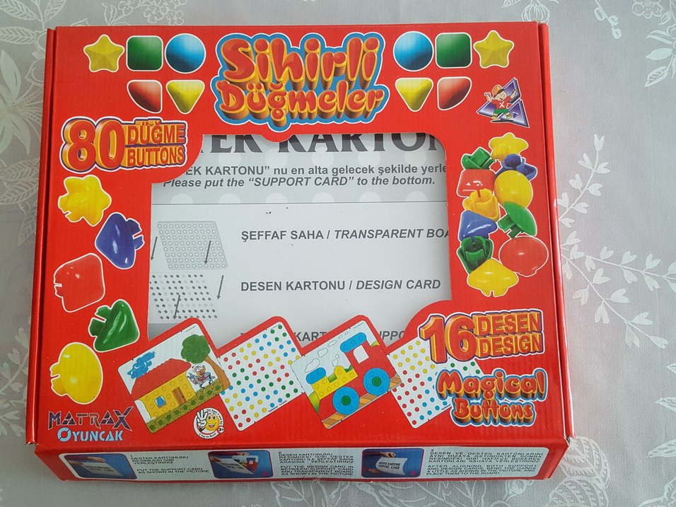 Matrax Oyuncak Sihirli Düğmeler 80 Parça - Görsel 2