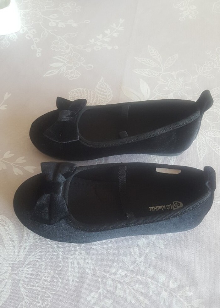 LCW STEPS Siyah Fiyonk Kız Çocuk Babet 29 numara - Görsel 4