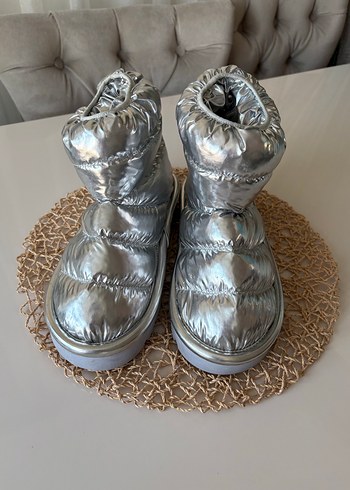 H&M H&M Gri Platform Topuklu ugg Kadın Bot