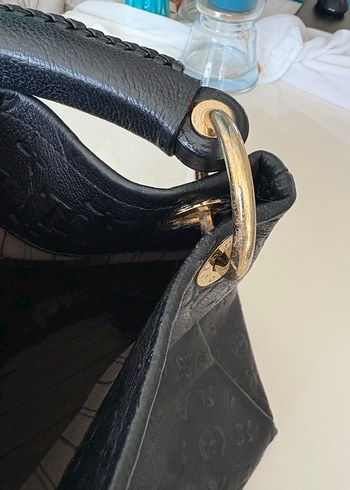 Beden siyah Renk Siyah deri Kadın El Çantası Louis Vuitton