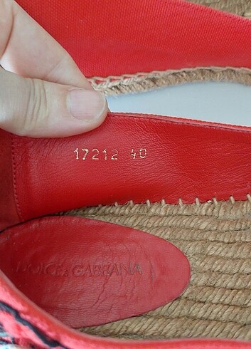 Dolce&gabbana orjinal espadril  - Görsel 10
