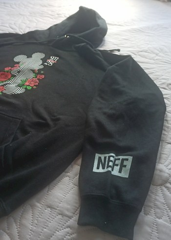 l Beden Disney Siyah Kapüşonlu Kadın Sweatshirt