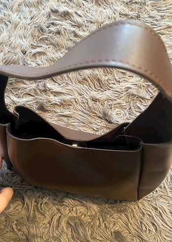 Diğer Minimalist Kahverengi Deri Kadın Çanta