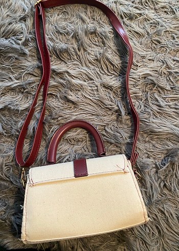 Diğer Klasik Elegan bordo Kadın Çanta