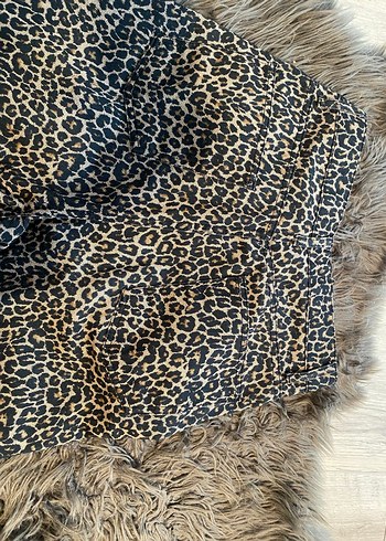 Trendyol & Milla Kahverengi Leopar Desenli Kadın Kumaş Pantolon
