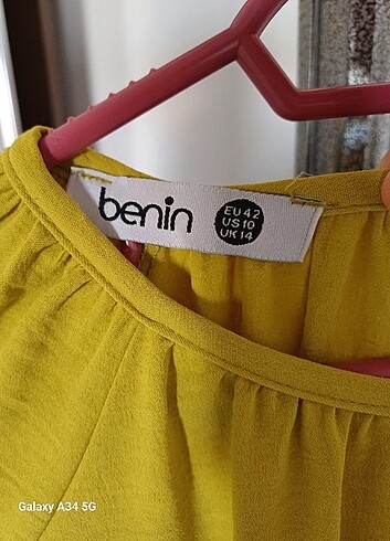 42 Beden yeşil Renk Elbise