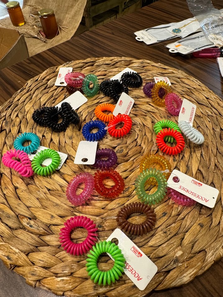 Renkli Elastik Çocuk Saç Tokaları 36 ADET - Görsel 2