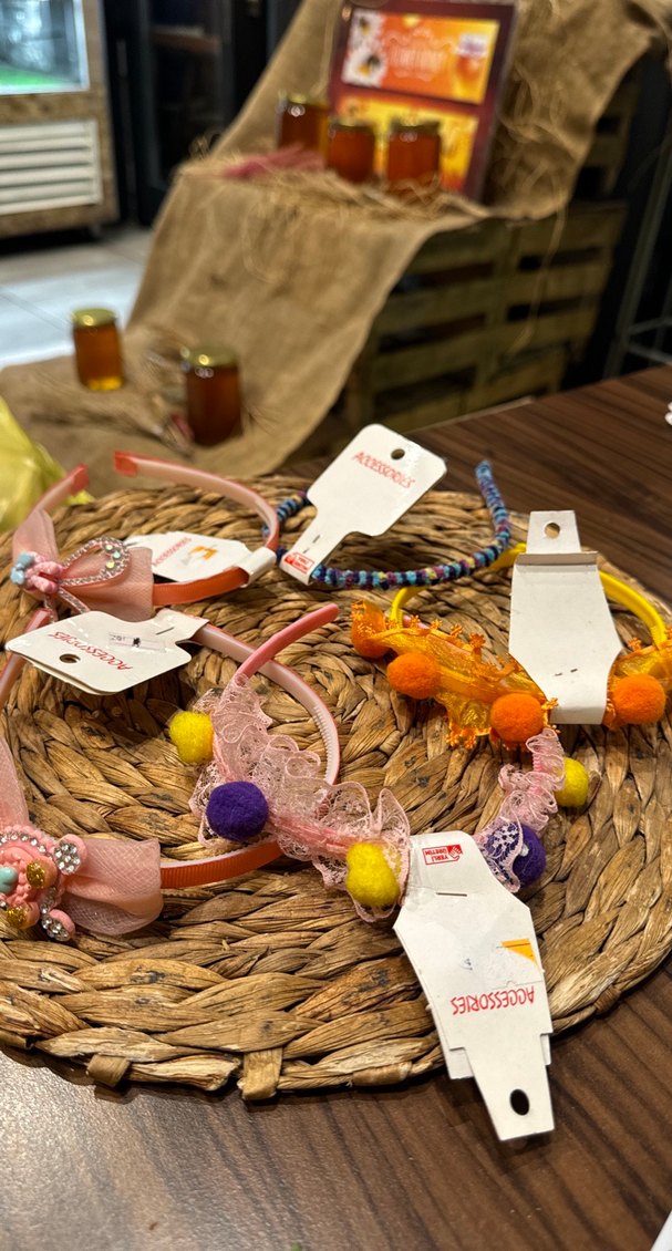 Boncuklu Çok Renkli Bohem Çocuk Tacı 5ADET - Görsel 3