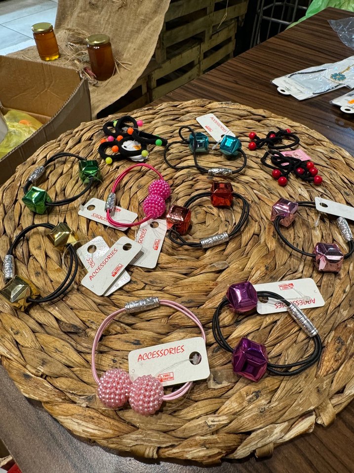 Renkli Elastik Çocuk Saç Tokaları 10LU SET - Görsel 2