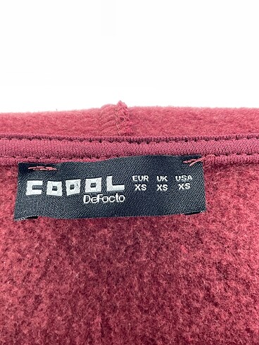 xs Beden bordo Renk Defacto Sweatshirt %70 İndirimli.