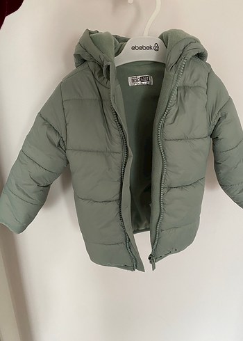 Gri Erkek Çocuk Fermuarlı Mont - Görsel 2