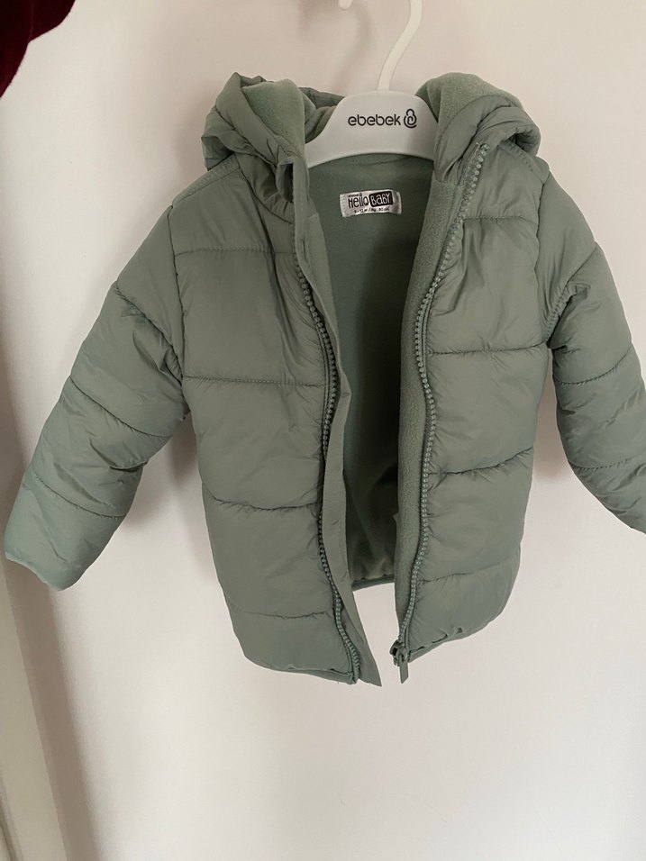 Gri Erkek Çocuk Fermuarlı Mont - Görsel 2