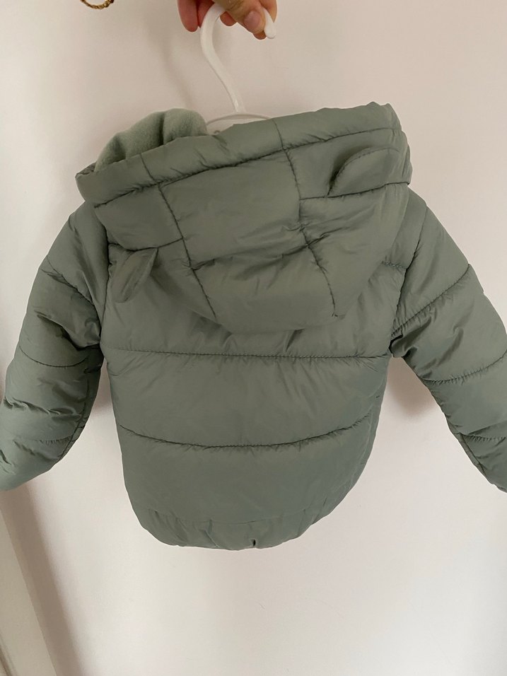 Gri Erkek Çocuk Fermuarlı Mont - Görsel 4