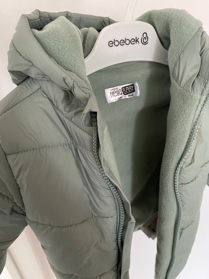 Gri Erkek Çocuk Fermuarlı Mont - Görsel 5