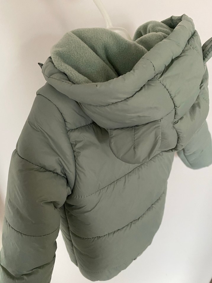 Gri Erkek Çocuk Fermuarlı Mont - Görsel 3