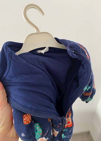 Renkli Baskılı Erkek Bebek Triko Tulum - Görsel 3