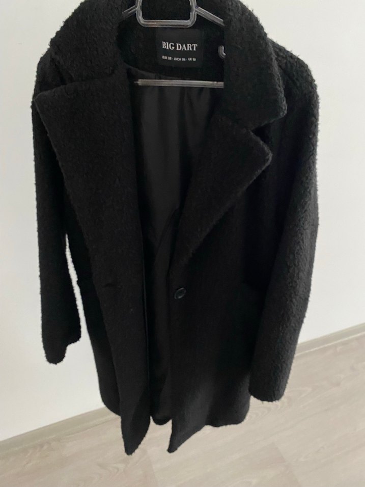 BIGDART Siyah Kabarık Kaban - Görsel 3