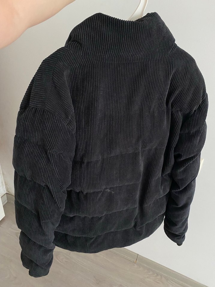 Düğmeli Siyah Kadın Midi Ceket - Görsel 4