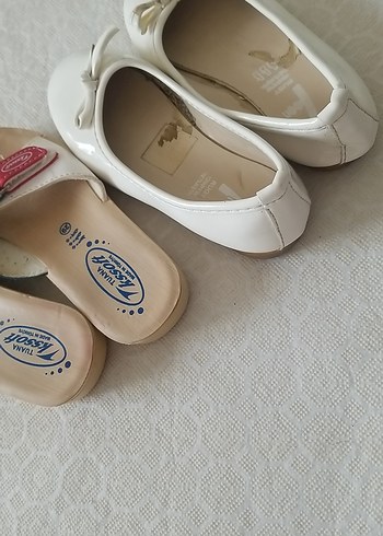 Kız Çocuk Beyaz Ballet Flats terlikler 29 numara - Görsel 6