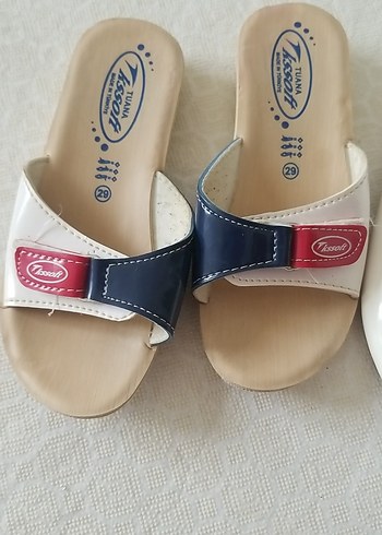 Kız Çocuk Beyaz Ballet Flats terlikler 29 numara - Görsel 4