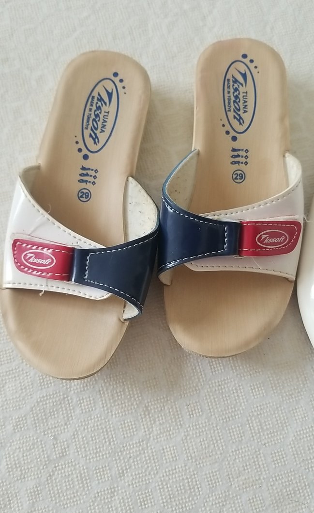 Kız Çocuk Beyaz Ballet Flats terlikler 29 numara - Görsel 4