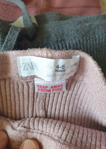 Zara Kız Çocuk Triko Tayt