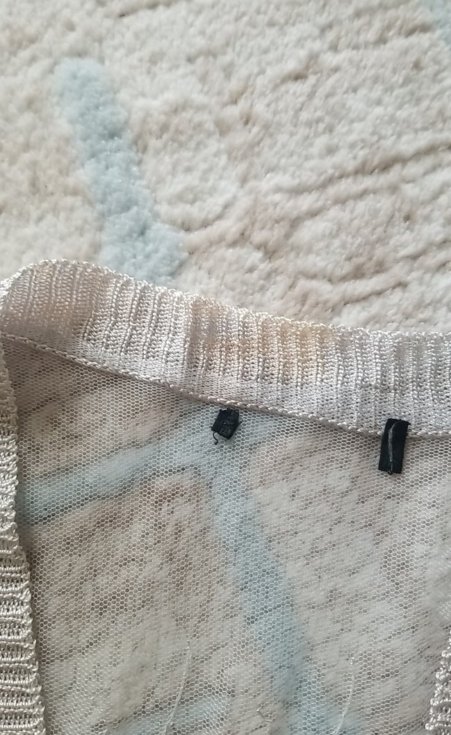 Nakışlı Beyaz Bohem Kız Bolero - Görsel 4