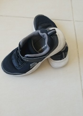 30 Beden siyah Renk Skechers Erkek Çocuk Siyah Spor Ayakkabı