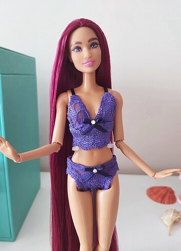 Barbie lila iç çamaşırı seti