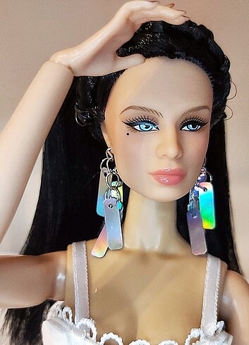  İntegrity barbie baget holo küpe