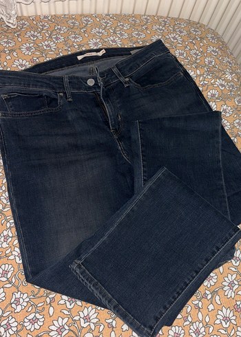 Levis Koyu Lacivert Denim Jean